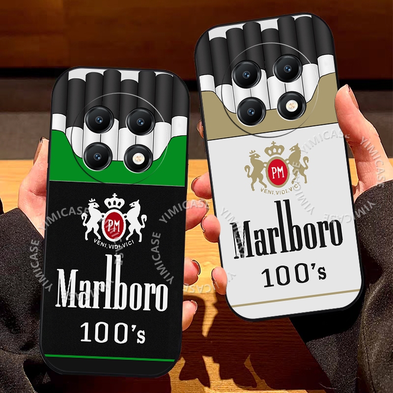 เคสสําหรับ Huawei Nova 14i Y91 12i 13i Y90 Y73 Y72 Y71 Y70 Y62 Y61 SE PRO marlboro matte Case Soft C
