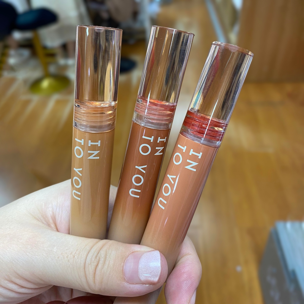 Into YOU Sweet Lip Gloss Heart Mush with YOU Syrup Lip Gloss Moisturizing Moisturizing Gloss Mirror 