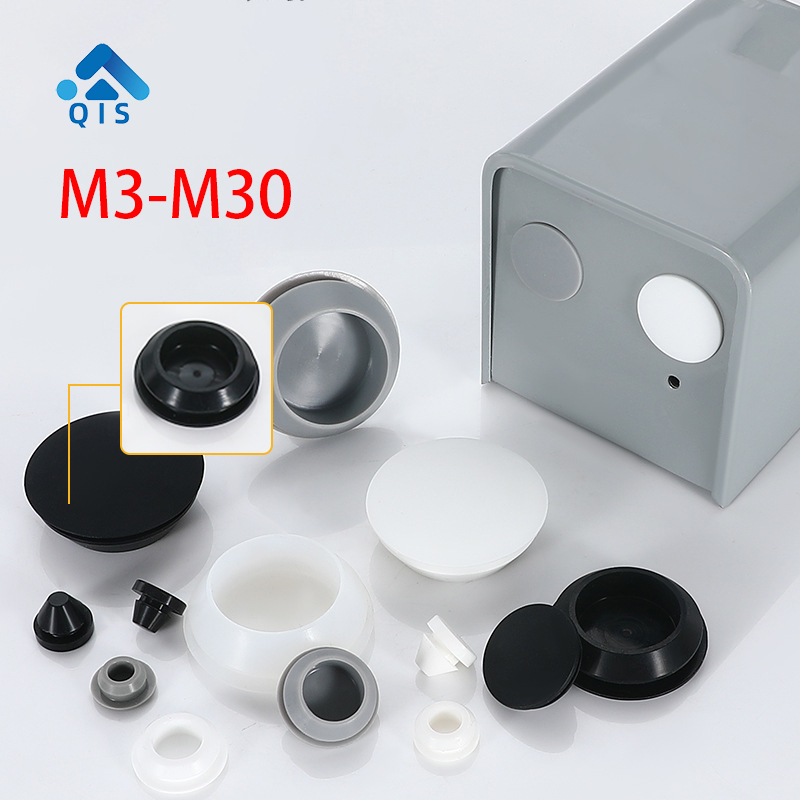 M3-M30 โปร่งใสกรวยประเภทยางสกรูรู Stopper,ฝาปิดปลายBlanking,ปลั๊กซิลิโคนภายนอกรอบ,ฝาครอบ Grommet,ฝาปิดซีล PVC Snap,ปะเก็นกันฝุ่นทนความร้อน