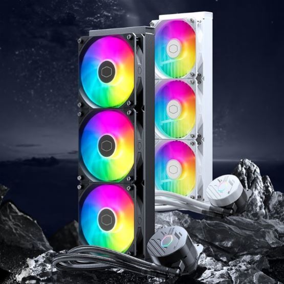 CoolerMaster AIO B360 CORE CPU water cooler สําหรับ LGA1700/115x/AM5/AM4/AM3/AM3/FM2/FM1