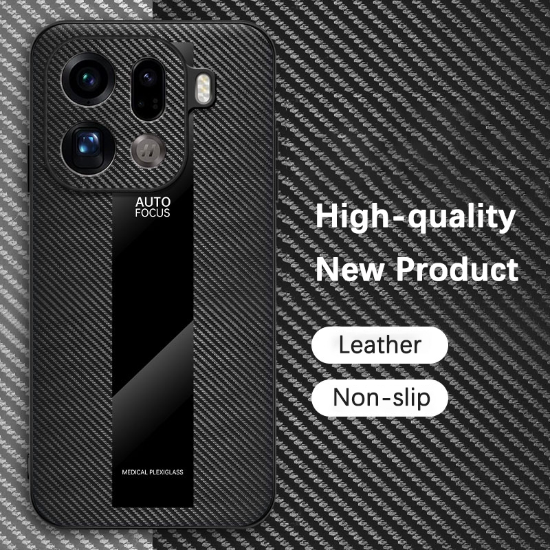 ปลอกสําหรับOppoค้นหาX9 Pro 5G FindX9Pro CPH2791 PLG110 CPH2797 PLJ110 เคสโทรศัพท์หนังอะคริลิคคาร์บอน