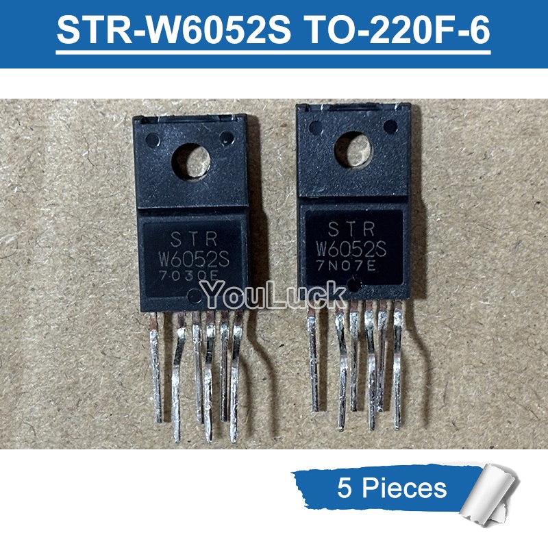 5pcs Original STR-W6052S STR W6052S TO-220F-6 Power IC โมดูลใหม่