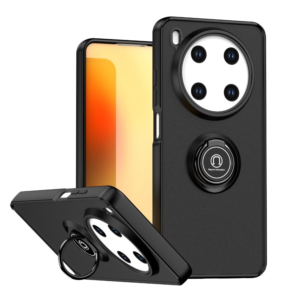 ปลอกสําหรับ ZTE Blade V70 Max 4G nubia V70 Max V70Max Z2467 เคสโทรศัพท์รถผู้ถือแหวนแม่เหล็ก Frosted 