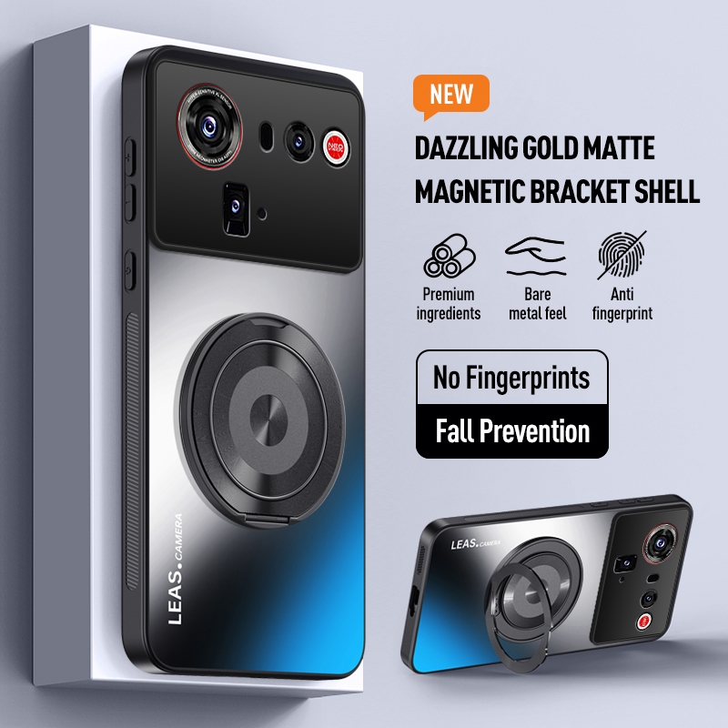 ปลอกสําหรับ ZTE nubia Z80 Ultra 5G Z80Ultra nubiaZ80Ultra Z80U NX741J เคสโทรศัพท์หรูหรา 360 หมุนวงเล