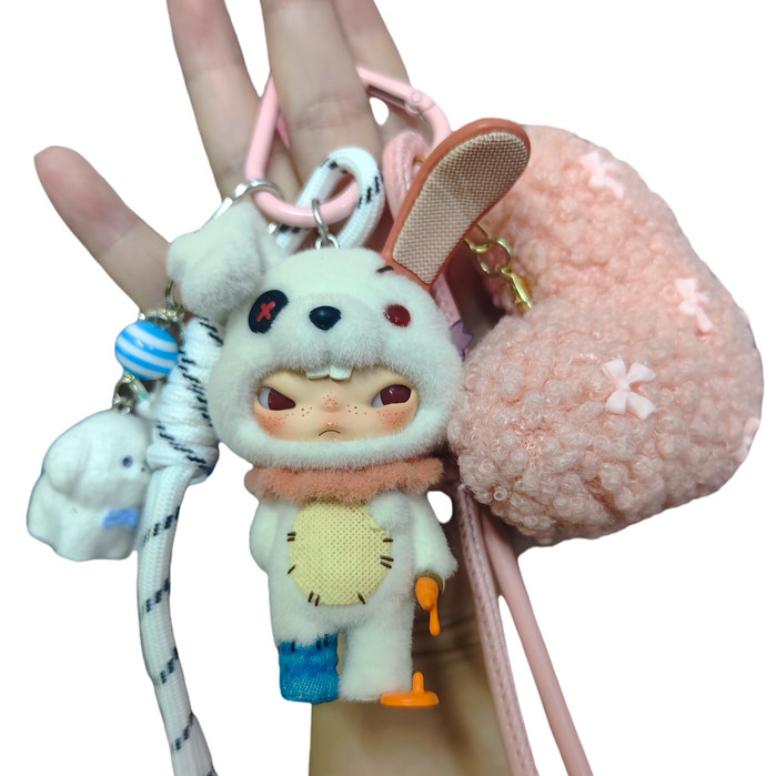 Hirono V10 Monsters Carnival Series จี้พวงกุญแจ น่ารักและน่ารักเป็นของขวัญสําหรับเด็กผู้หญิง