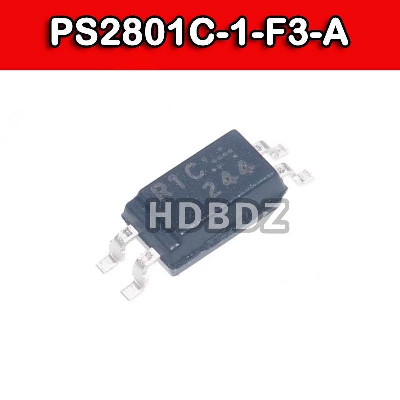 5~10PCS PS2801C-1-F3-A SOP-4  R1C Photoelectric Coupler ชิป IC SMD
