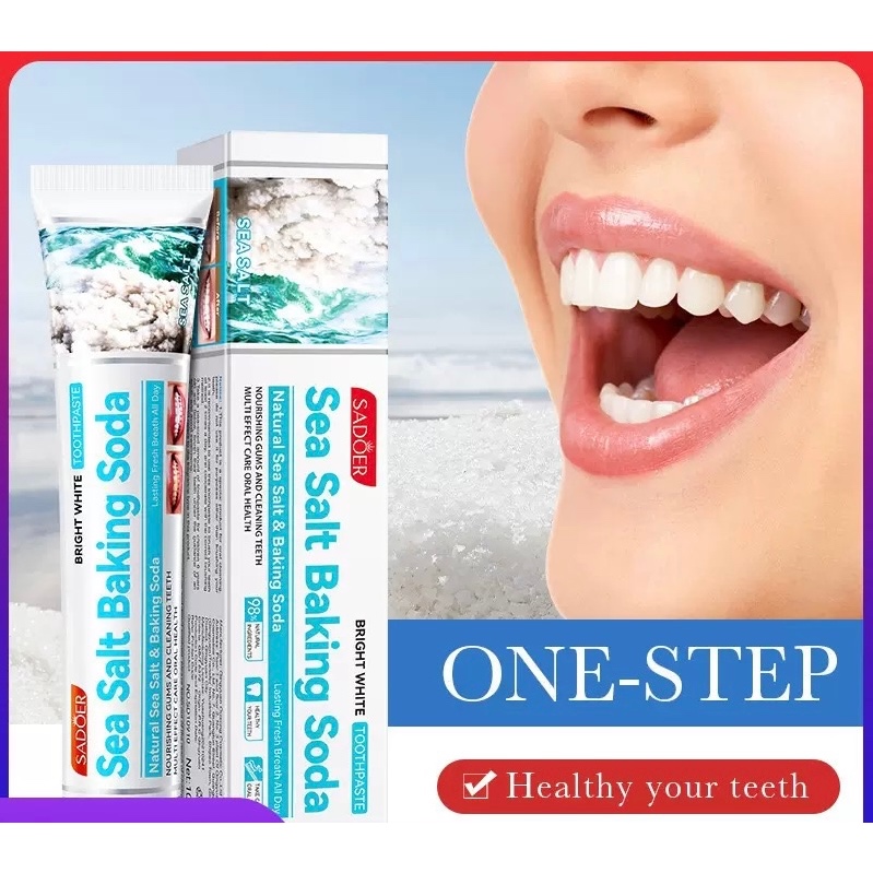 SADOER Ginger Mint Multi Effect ยาสีฟันป้องกันเหงือกสําหรับทําความสะอาดคราบเหงือกและเสริมสร้างฟัน 10