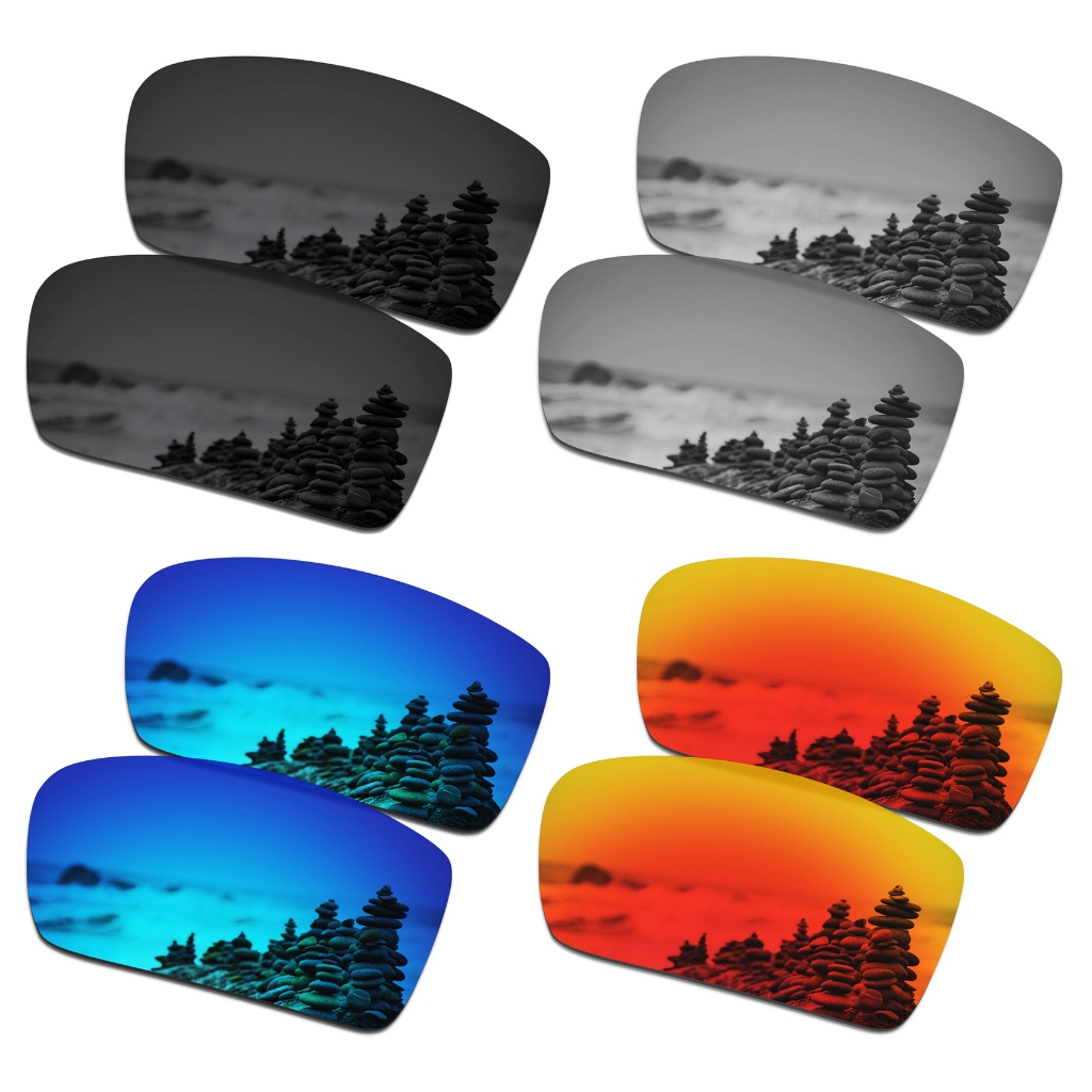 Combo Pack เลนส์ทดแทนสำหรับแว่นกันแดด OO9449 Gibston ขนาด 61 มม., กัน UV 400 และติดตั้งง่าย