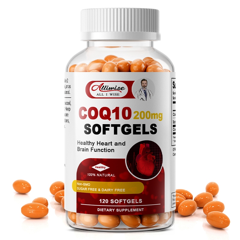 Alliwise CoQ10 ผลิตภัณฑ์เสริมอาหาร ต้านอนุมูลอิสระ เพื่อสุขภาพกล้ามเนื้อ และหัวใจ รองรับประสาทและสุขภาพกล้ามเนื้อ