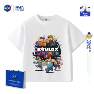 พร้อมส่งภายใน 24 ชม. เสื้อยืดเด็กแขนสั้นNASAVOEBABY คอกลม ทำ…