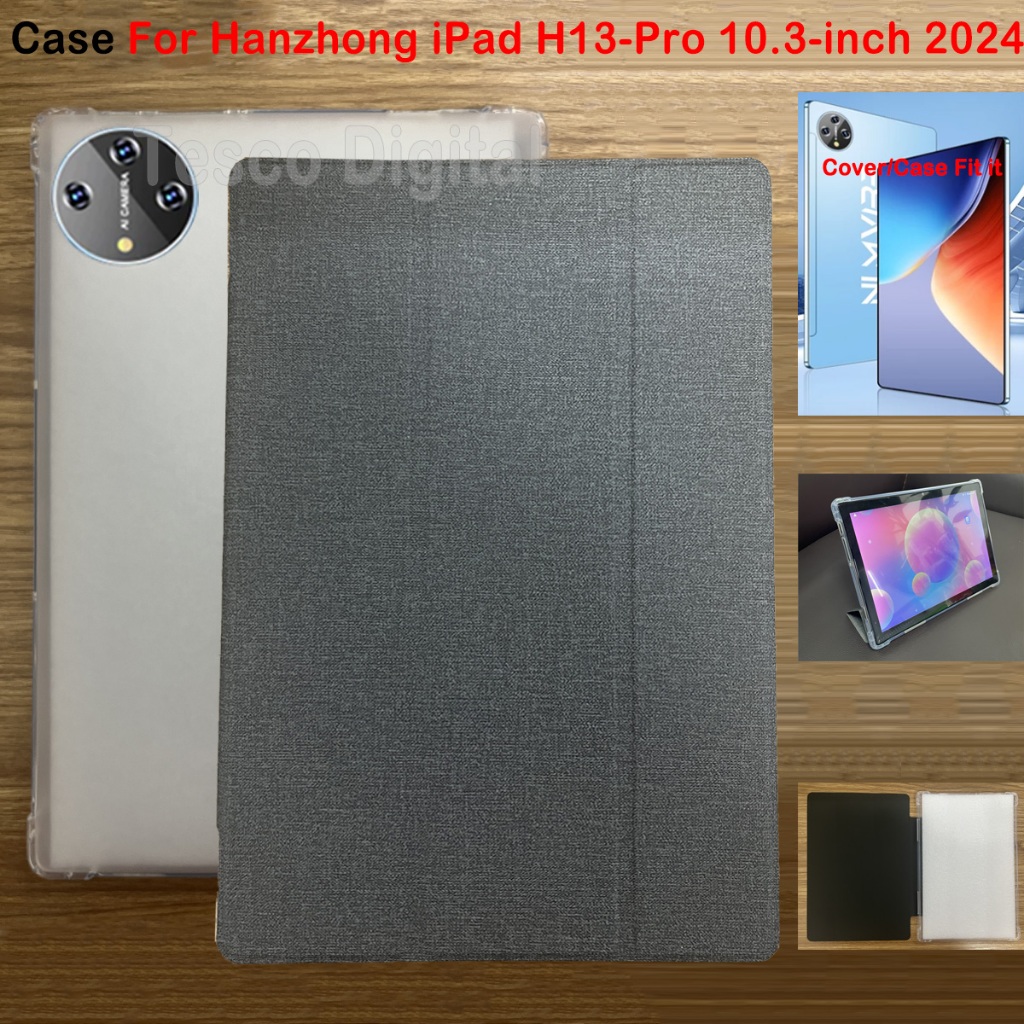 สําหรับ Hanzhong iPad H13-Pro 10.3 นิ้ว 2024 แฟชั่นซิลิโคนอ่อนนุ่มกรณีแท็บเล็ต iPad H13-Pro 10.3 "คุณภาพสูง TPU หนัง Drop ทนฝาครอบ