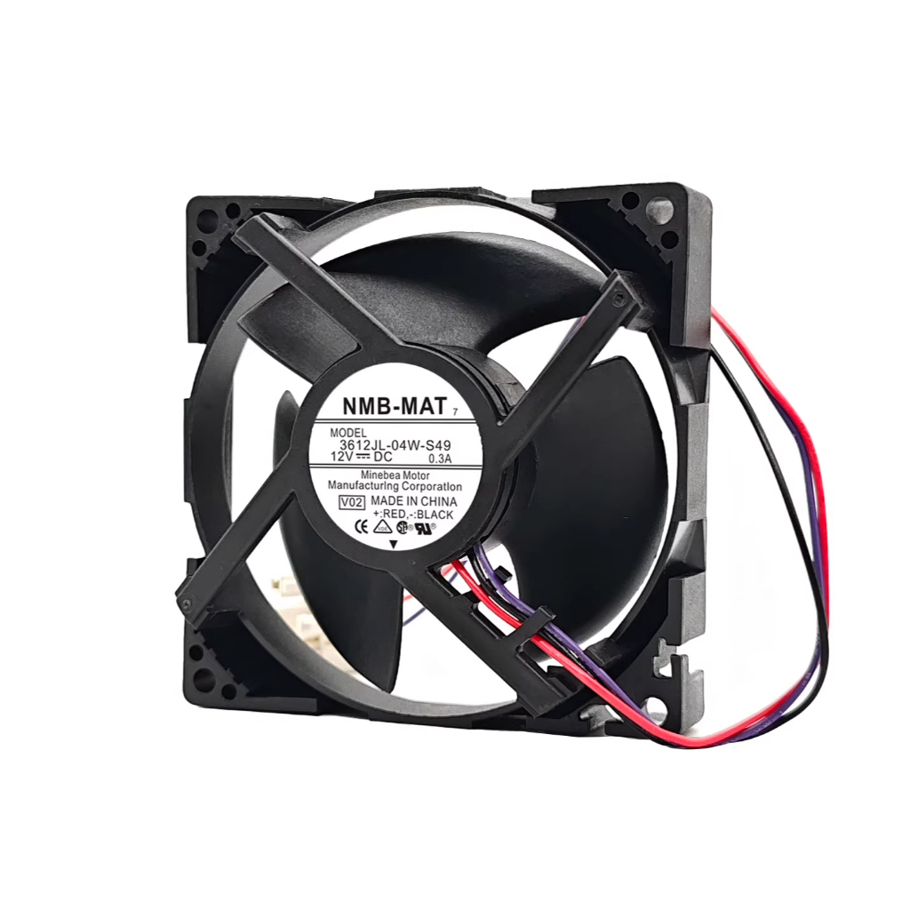 ใหม่ NMB-MAT 3612JL-04W-S49 12V 0.3A สําหรับพัดลมระบายความร้อนตู้เย็น