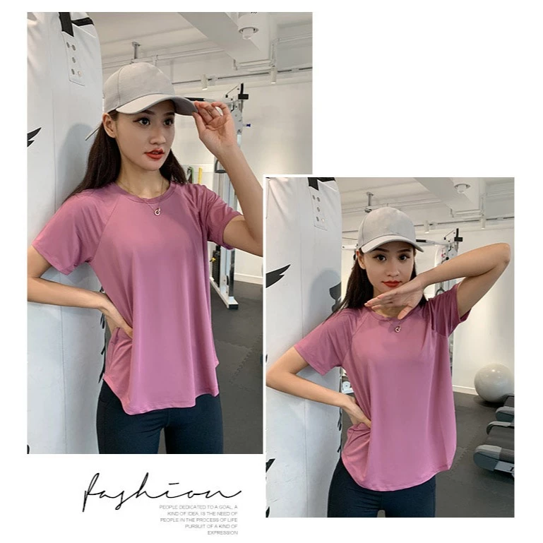 เสื้อยืดตาข่ายแขนสั้น ระบายอากาศ Plus Size S-4XL ผู้หญิง thumbnail 4