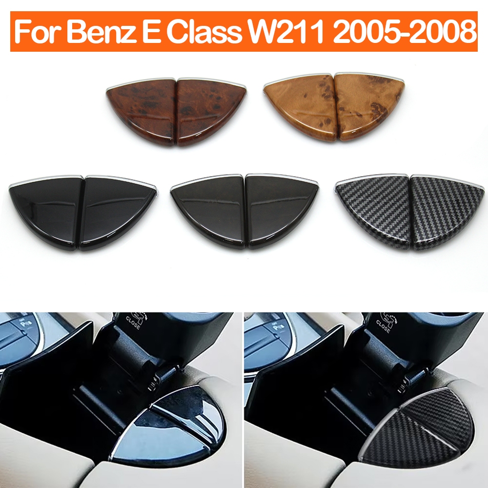 W211 คอนโซลกลางรถปล่อยปุ่มสวิทช์ฝาครอบฝาปิดกล่องล็อคสลักสําหรับ Mercedes Benz E Class 2005-2008
