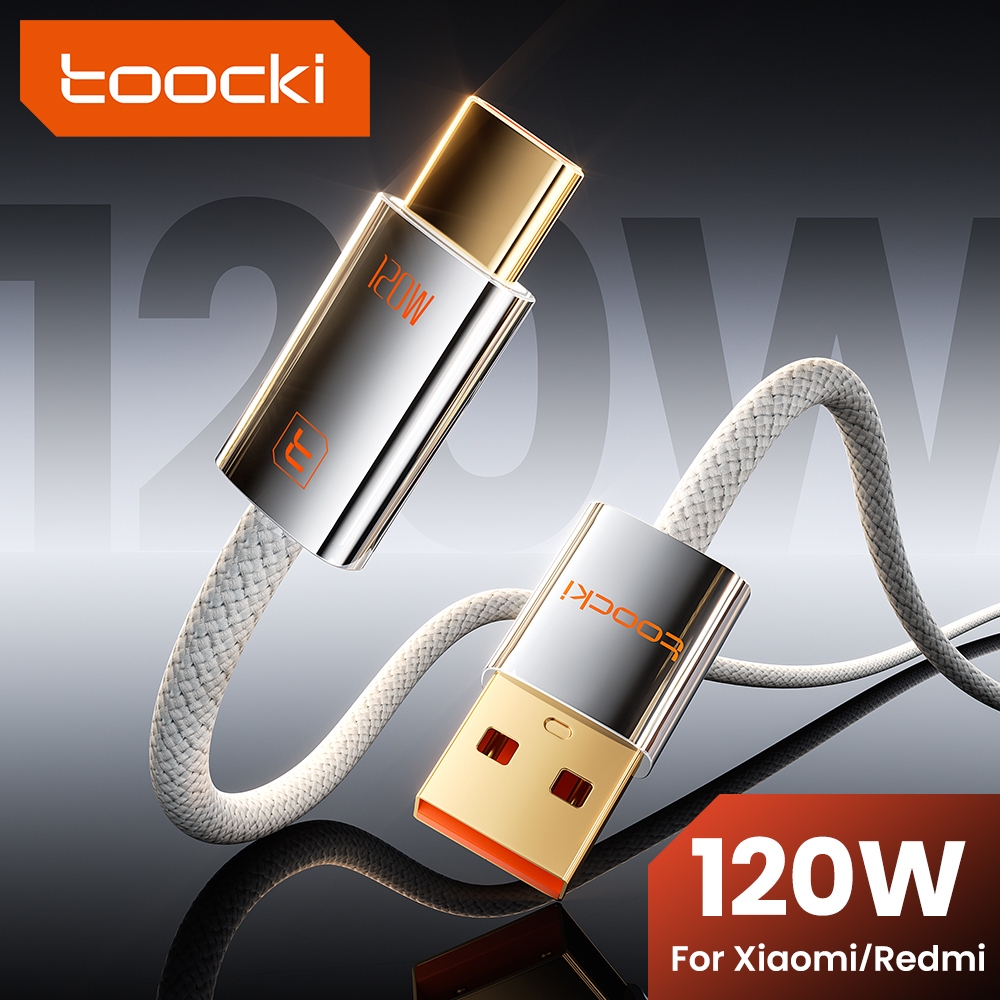 Toocki 120W Super Fast CHARGING USB ถึง Type C สําหรับ Xiaomi Redmi รองรับ 120 W/67 W/55 W PD Fast C