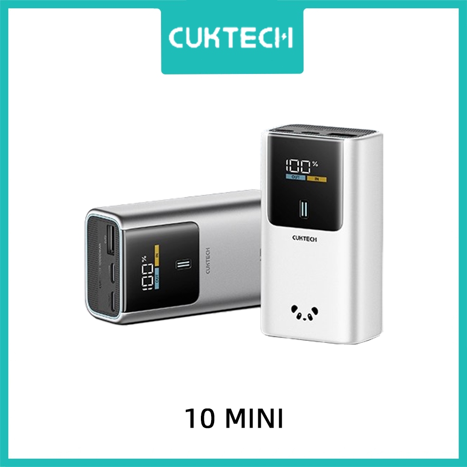 CUKTECH 10 MINI Power Bank 10000mAh 55W fast charging ชาร์จแบบพกพาสําหรับ xiaomi Samsung และ iph