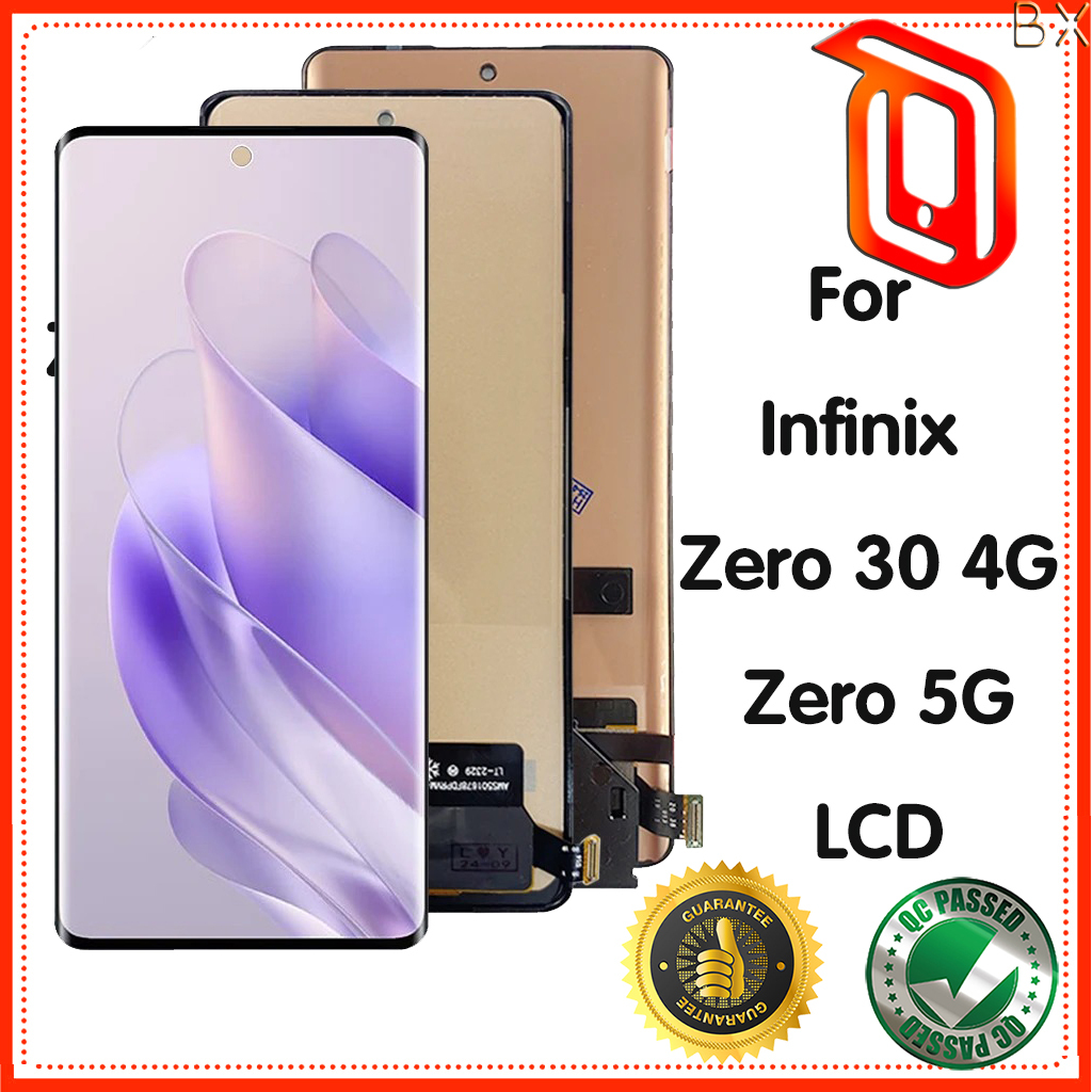 TFT/AMOLED LCD สําหรับ Infinix Zero 30 4G 5G X6731 X6731B จอแสดงผล LCD Touch Screen Digitizer Assemb