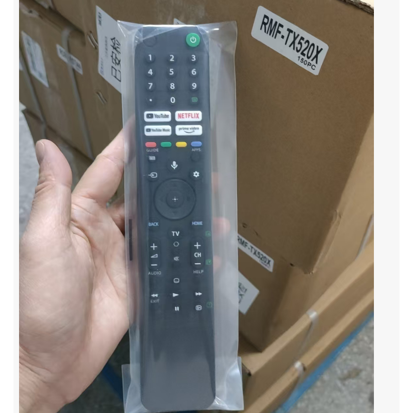 ใหม่ RMF-TX520X เสียงรีโมทคอนโทรลสําหรับ Sony 4k สมาร์ททีวี KD-43X85J KD-55X80J XR-55A80J XR-65A80J 