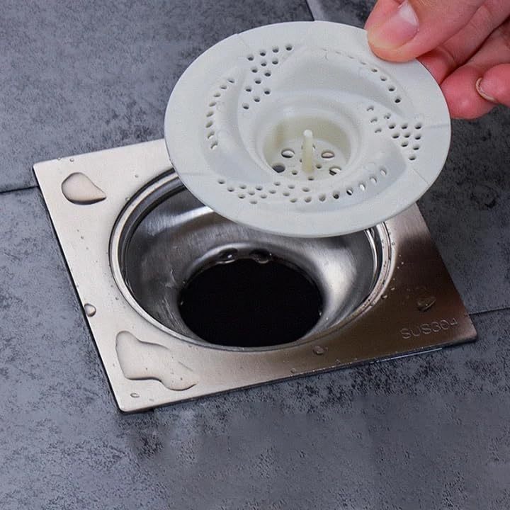 ตัวกรองท่อระบายน้ำ ตัวกรองเส้นผม ฝาปิดท่อระบายน้ำฝักบัว ตัวกรองท่อระบายน้ำ Vortex ตัวกรองท่อระบายน้ำในห้องน้ำ ตัวกรองเส้นผม ท่อระบายน้ำชักโครก ป้องกันเส้นผม อเนกประสงค์