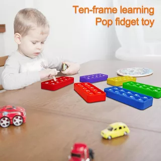 กดและของเล่น Pop it Fidget Toy Push Bubble Sensory Rainbow Pop it Toy ของเล่นเด็กความเครียดของเล่นเพื่อการศึกษา