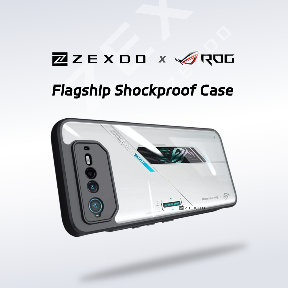 เคสสําหรับเล่นเกม ASUS ROG Phone 8/7/6/5 ShockProof ฝาครอบป้องกันปลอก zexdo