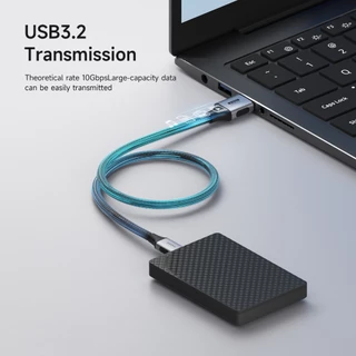 Hagibis สาย USB C ถึง USB A Type C สายชาร์จเร็วสายเคเบิลข้อมูลความเร็วสูงเข้ากันได้กับ iPhone 17 16 Pro iPad พิกเซล Samsung
