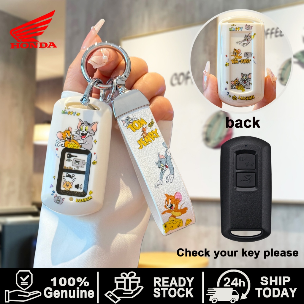 ฝาครอบกุญแจรถจักรยานยนต์ฮอนด้า Honda Click150i, Ns125la, Cát Phat 350 แลกซื้อของ Mi, Pcx160, vario150,vision2019, Leadvision 2020, 2021,levision