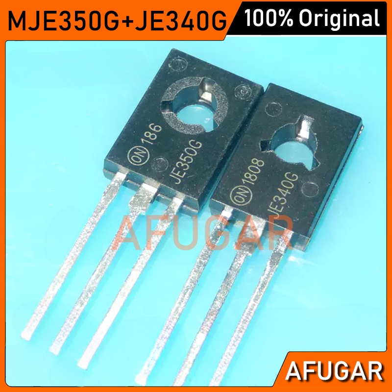 10 ชิ้นเดิม MJE340G MJE350G TO-126 (JE340G + JE350G ) MJE340 MJE350 เสียงจับคู่หลอดใหม่