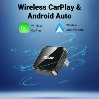 อะแดปเตอร์ไร้สาย CarPlay 2026 อะแดปเตอร์ไร้สาย WIFI 5G รุ่นใหม่ Android Auto ปลั๊กอัจฉริยะ 2-in-1 เข้ากันได้กับรุ่นรถ 99%
