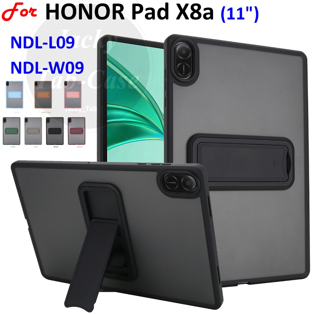 สําหรับ HONOR Pad X8a (11") แท็บเล็ตรุ่น NDL-L09 NDL-W09 Wi-Fi LTE Stand Cover แฟชั่น Matte Hard Cas
