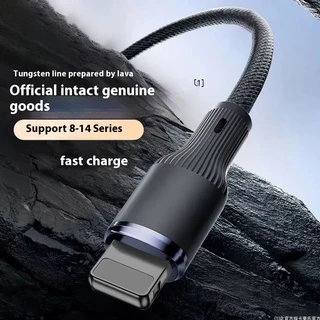 สายชาร์จข้อมูล PD 27W, สายชาร์จแบบถักรูปตัว USB Type-C ถึง L เหมาะสําหรับคอมพิวเตอร์, แล็ปท็อป, โทรศัพท์มือถือ