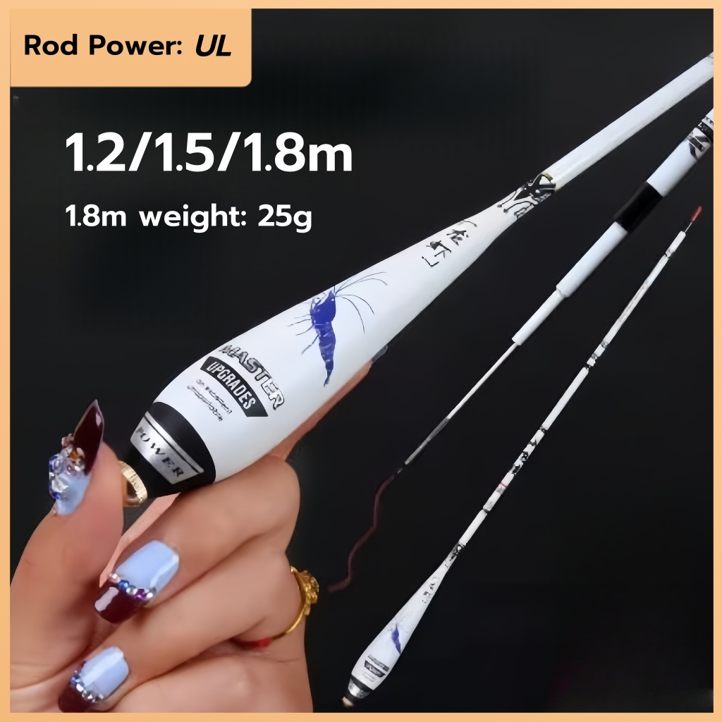 【UL】คันตกกุ้ง คันเบ็ดตกกุ้งขนาดเล็ก ความยาว 1.2/1.5/1.8 ม. โมเดล UL 003