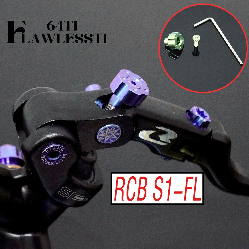 FLAWLESSTI Gr5 ปุ่มปรับไทเทเนียมสําหรับ RCB S1-FL RCB S1 FL