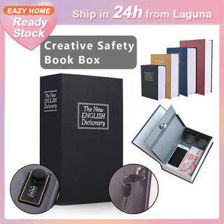 【Ship in 24h】4 Size Password Safe Box with Key Creative mini Cash Vault Money Box Birthday Gift