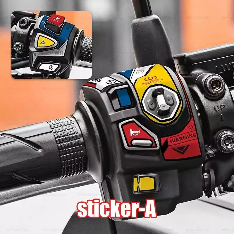 ZLWR สติ๊กเกอร์ตกแต่งปุ่มสวิตช์ ADV350/PCX160/NMAX155/XMAX300 thumbnail 9