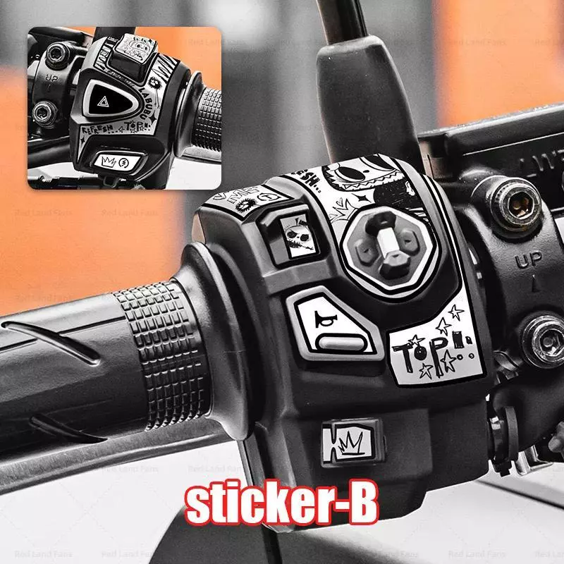 ZLWR สติ๊กเกอร์ตกแต่งปุ่มสวิตช์ ADV350/PCX160/NMAX155/XMAX300 thumbnail 11