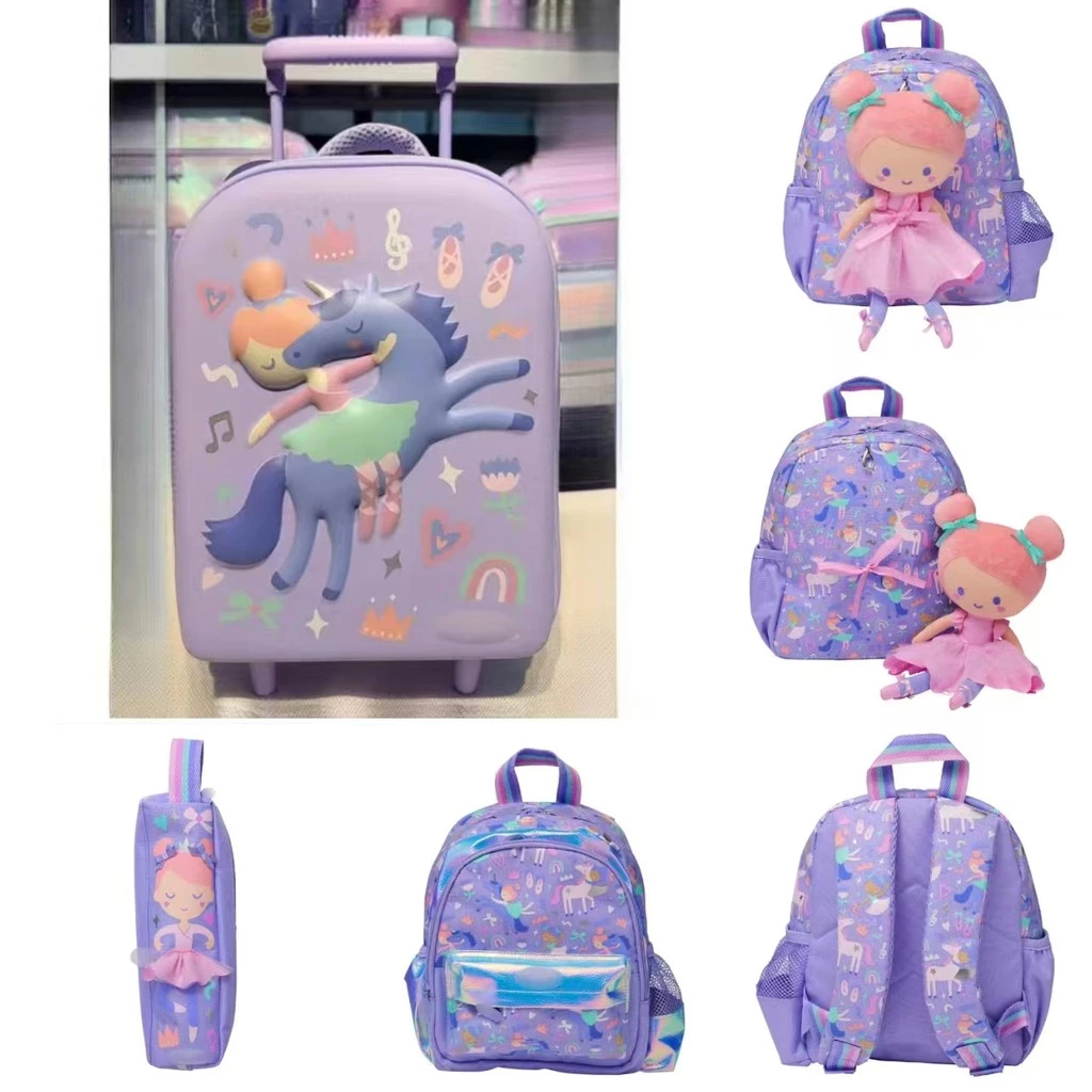 Unicorn Backpack ออสเตรเลียพร้อมตุ๊กตาถอดได้สำหรับวัยรุ่น