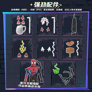 ▲KKangT▲ Blokees Figures - MARVEL SPIDER·MAN Galaxy Version Vol.05 GV-05