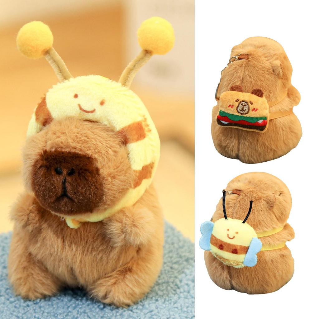ตุ๊กตาสัตว์ Plushies ประณีต Capybara ตุ๊กตากอดตัวเลขตุ๊กตาหมอน Plushies หมอนของเล่นสําหรับครอบครัว