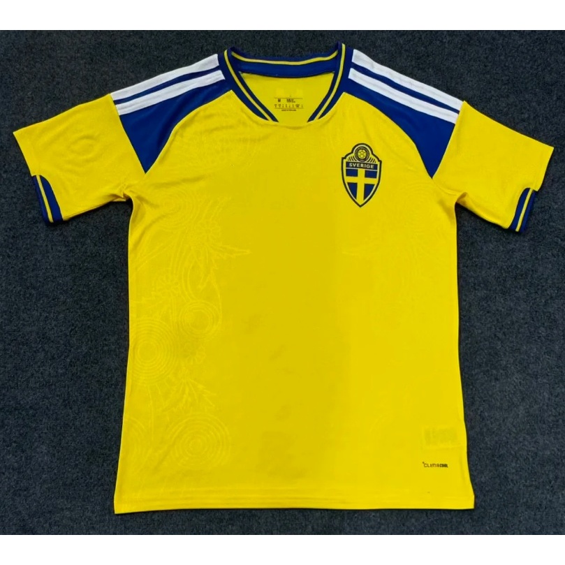 Fans Edition 26-27 Sweden Home Football Jersey เสื้อยืดแขนสั้นระบายอากาศ S-4XL