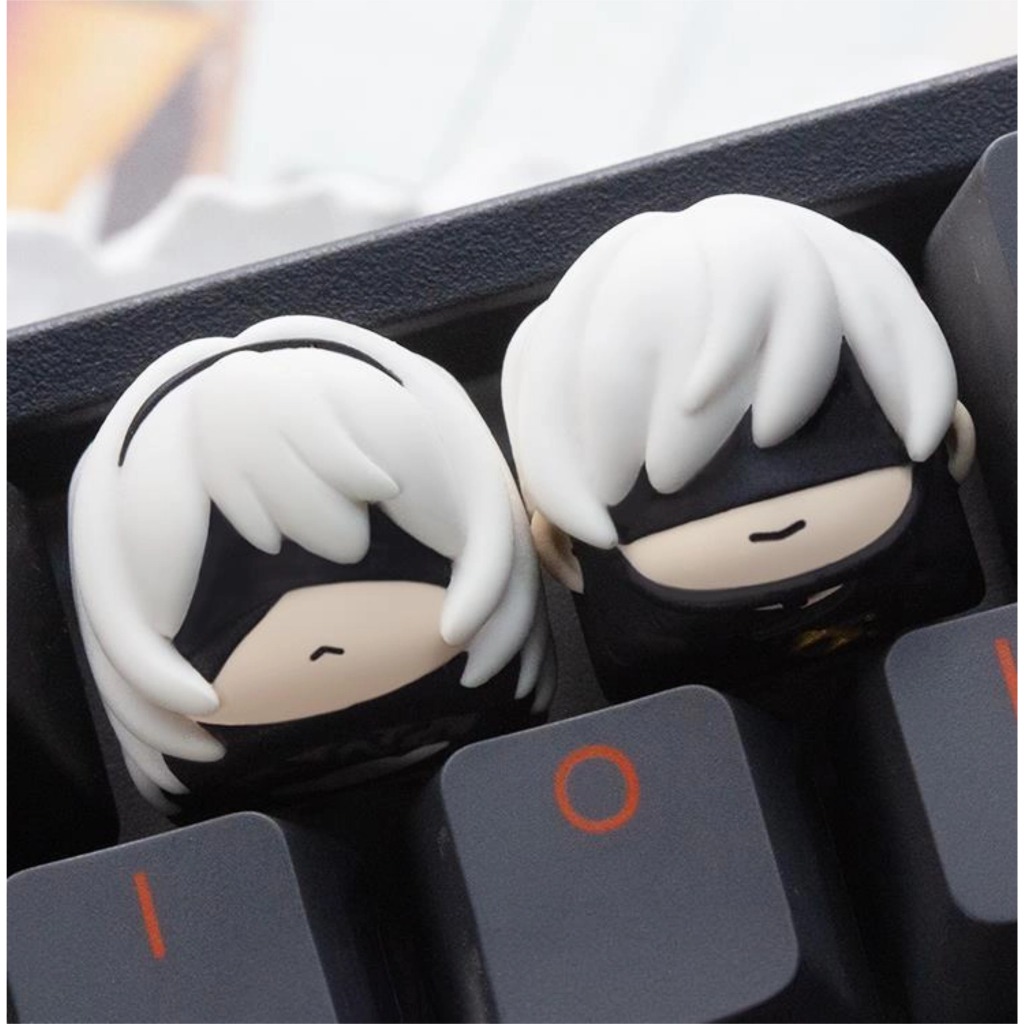 NieR: Automata Artisan Keycap ปุ่มกดคีย์บอร์ดสร้างสรรค์ส่วนบุคคลเดี่ยว