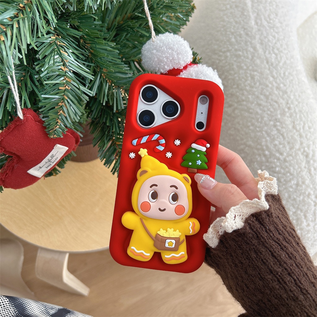 สําหรับIphone Case 17 Pro Max 16 Pro Max 15 Pro Max 14 Pro Max 13 Pro Max 3Dสามมิติการ์ตูนซิลิโคนนุ่มกรณี ราคา ถูกที่สุด ดีลบีเคเค แกลเลอรีภาพที่ 5