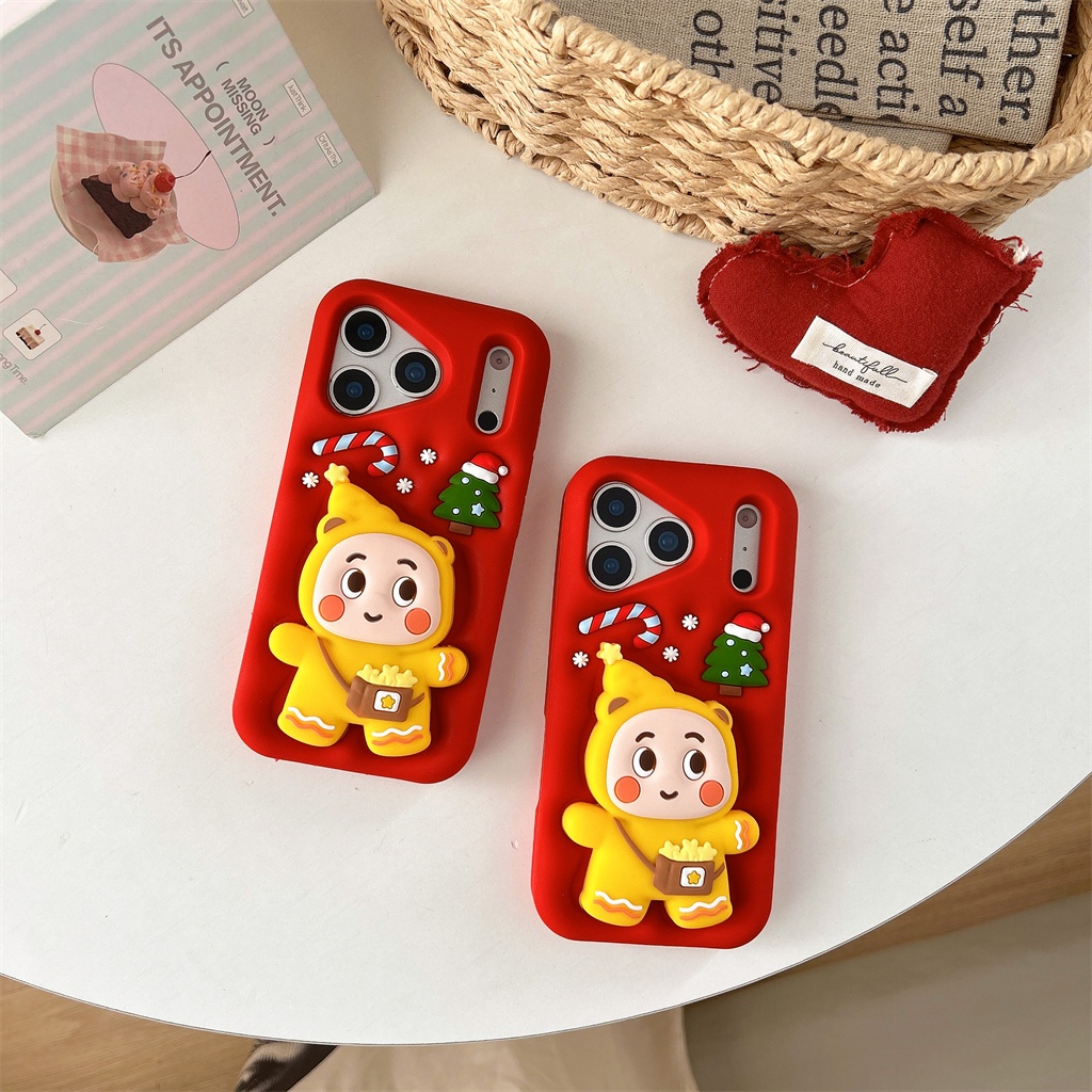 สําหรับIphone Case 17 Pro Max 16 Pro Max 15 Pro Max 14 Pro Max 13 Pro Max 3Dสามมิติการ์ตูนซิลิโคนนุ่มกรณี ราคา ถูกที่สุด ดีลบีเคเค แกลเลอรีภาพที่ 3