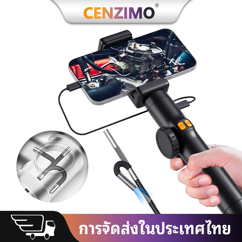 จัดส่งจากประเทศไทย เลนส์อุตสาหกรรม Endoscope Borescope กล้องตรวจสอบ IP67 กล้องท่อระบายน้ํากันน้ํา