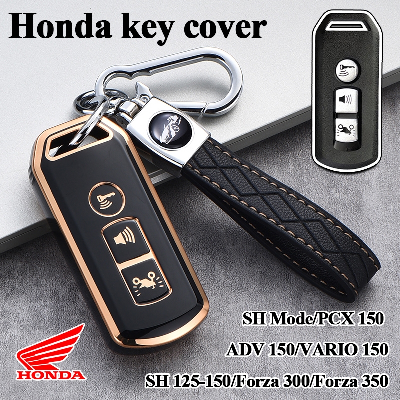 Honda SH Mode/PCX150 2016-2020/Vario 150/ADV150/SH 125-150/Forza 300 350 2018-2022 ฝาครอบกุญแจรถจักรยานยนต์ Honda remote Key case