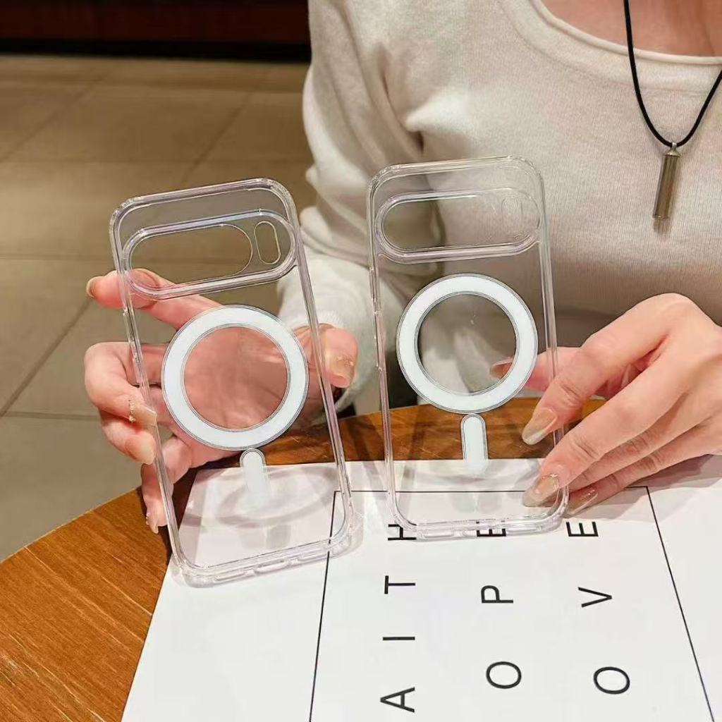 แม่เหล็กสําหรับเคส Google Pixel 10/10 Pro สําหรับ Pixel 10 / Pixel 10 Pro, การออกแบบไฮบริดสําหรับ Pi