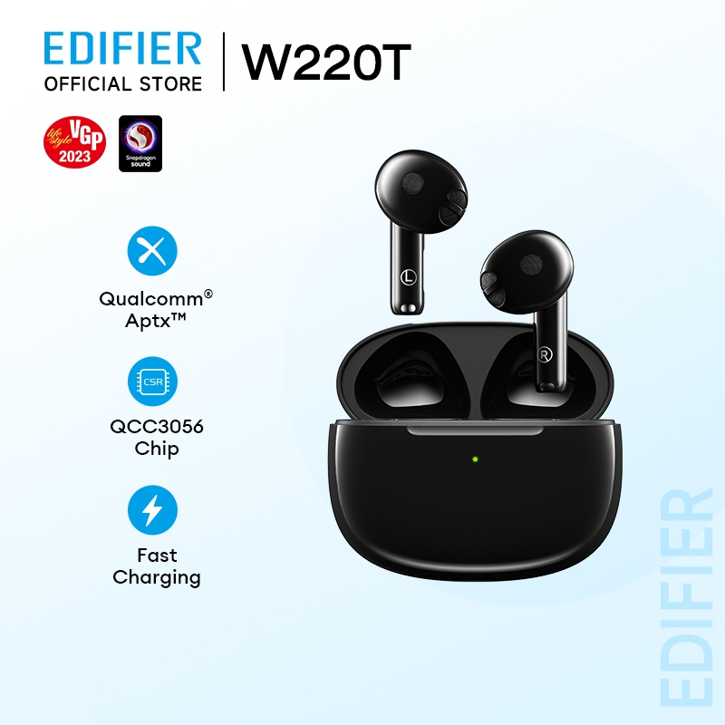 EDIFIER W220T/W200T หูฟังไร้สาย True AI ตัดเสียงรบกวน 32 ชั่วโมงบลูทูธ 5.4 การเชื่อมต่อหลายจุด IP54 