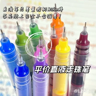 Combo 10 ปากกาเจลที่มีสีสัน Studens ปากกาลูกกลิ้งแห้งเร็วซุปเปอร์เรียบเขียนเครื่องเขียน