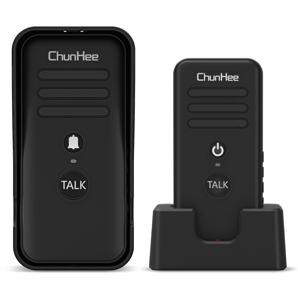 Daytech Wireless Intercome Doorbell ไร้สาย อินเตอร์คอมแบบสองทาง กริ่งประตู 800M ช่วง 2800mAh แบตเตอร