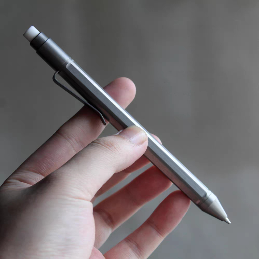 Schmidt Refill/Titanium Alloy Mechanical Pencil ปากกาโลหะคุณภาพสูง EDC เครื่องเขียน